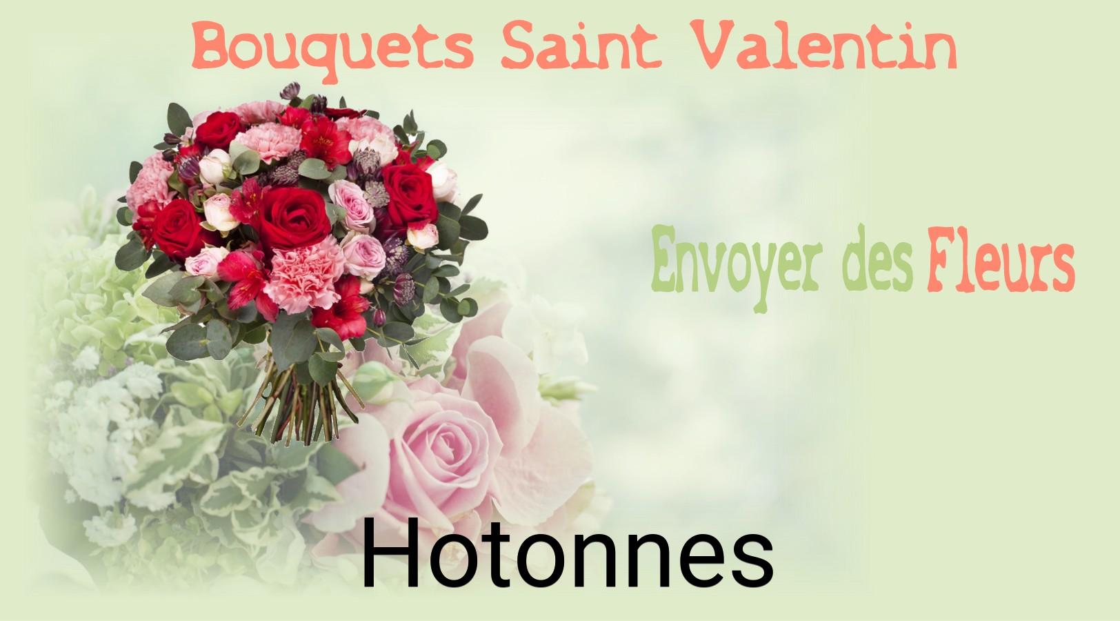 Roses de Saint-Valentin livrées à Hotonnes